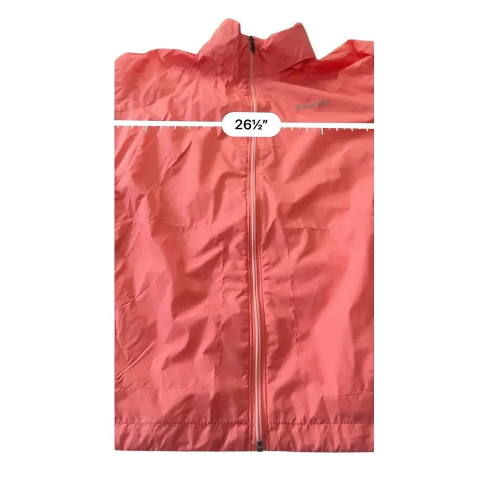 Columbia Women's Plus Size 3X Switchback II Jacket Pink Water-Resistant New